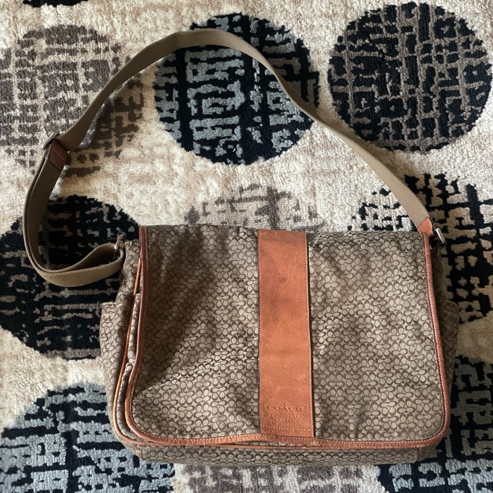 Coach Diaper/ Messenger Bag Gem